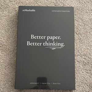 reMarkable Essentials Book Folio - Black